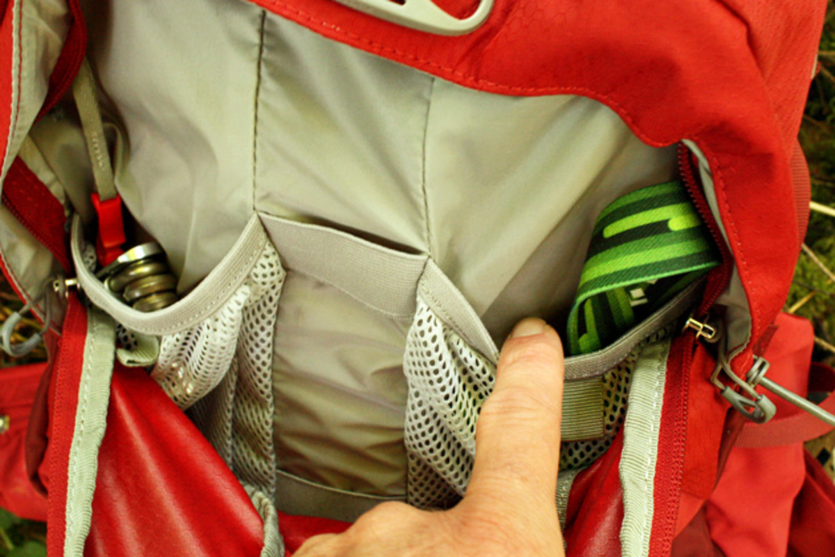 Multiple dividers within the compartments make it easy to find all the little crucial things that always seem to go missing inside your pack.