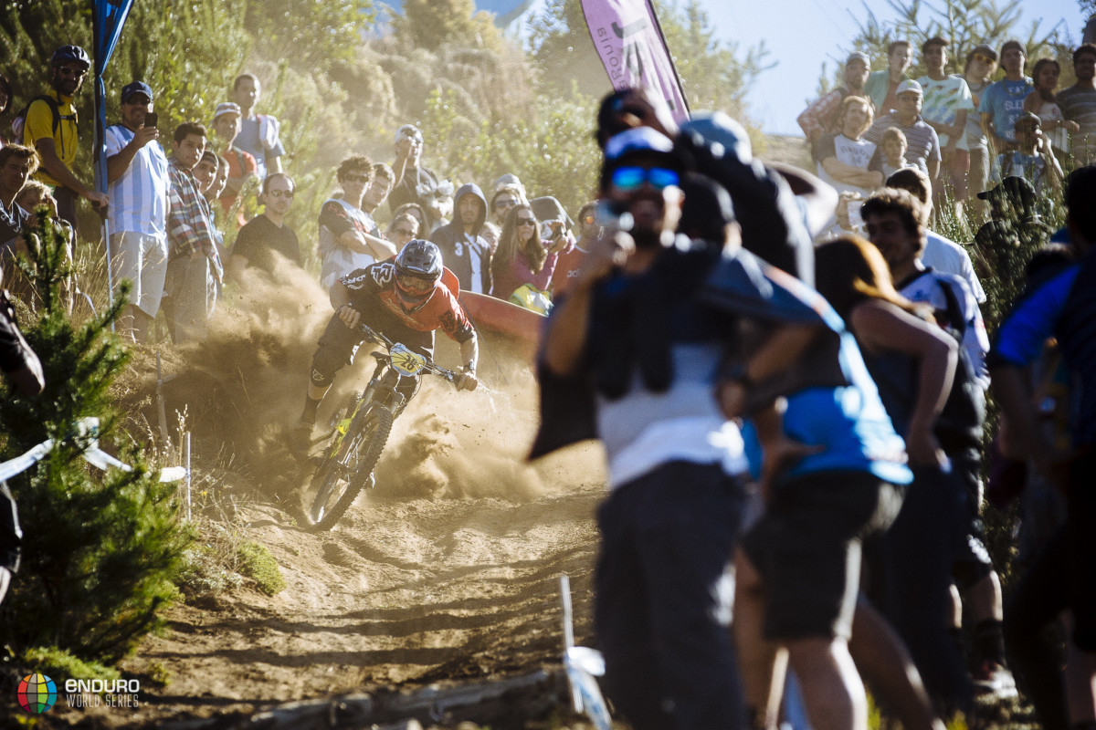 Sam Blenkinsop is never one to shy away from loose conditions.