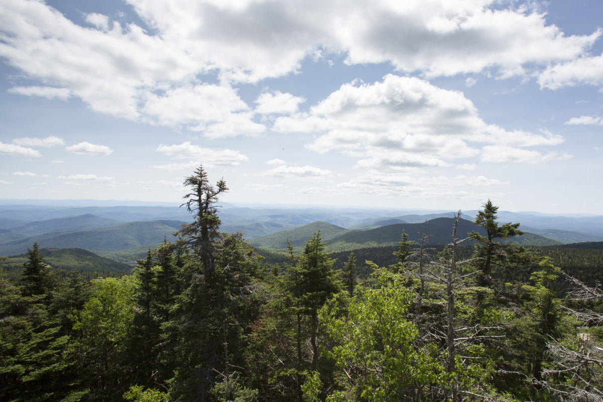 The view from atop Killington's K-1 Gondola.