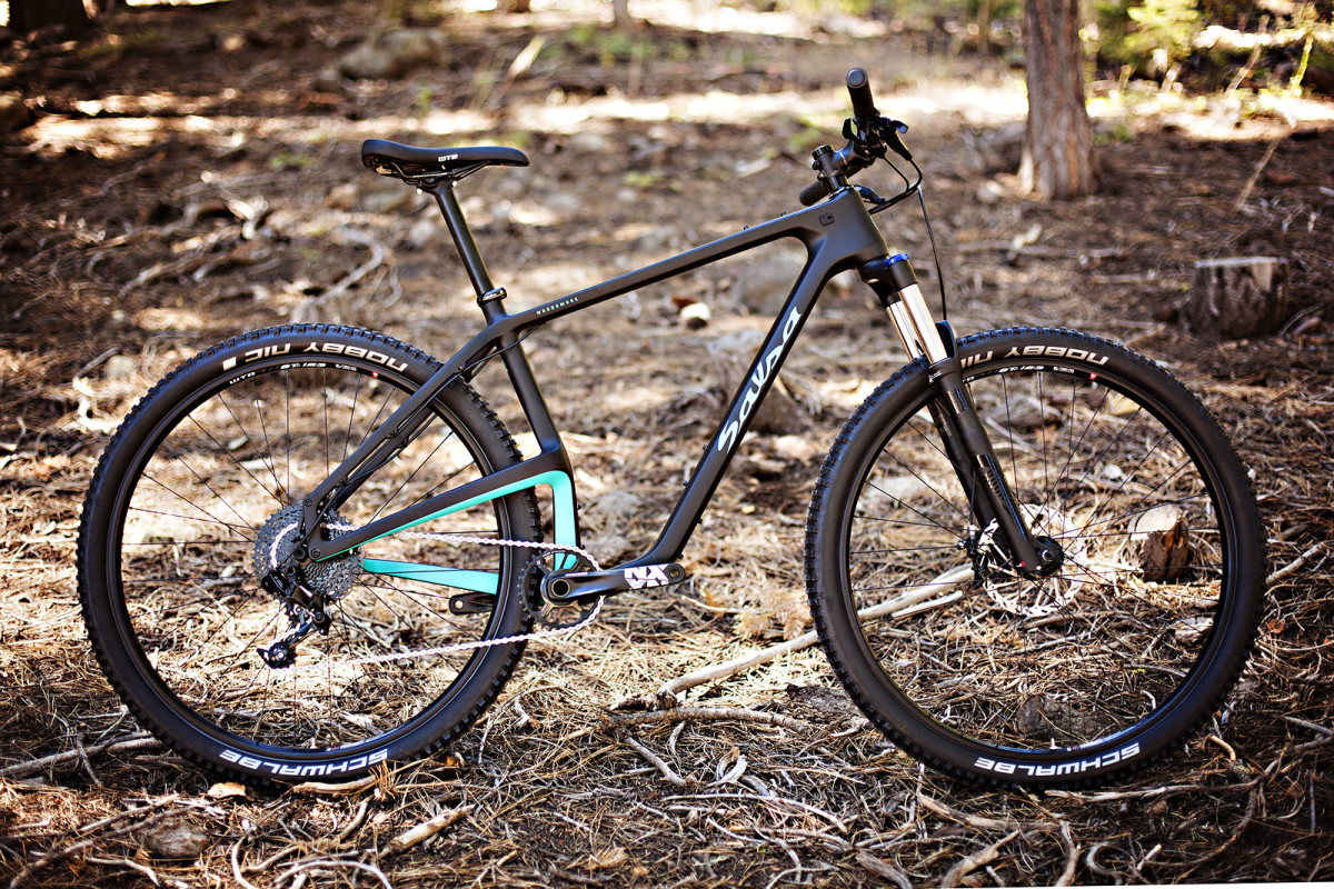 Only offered with traditional 29er hoops, the $2000 NX1 kit sports a primarily SRAM NX drivetrain, Level brakes and a Salsa cockpit.