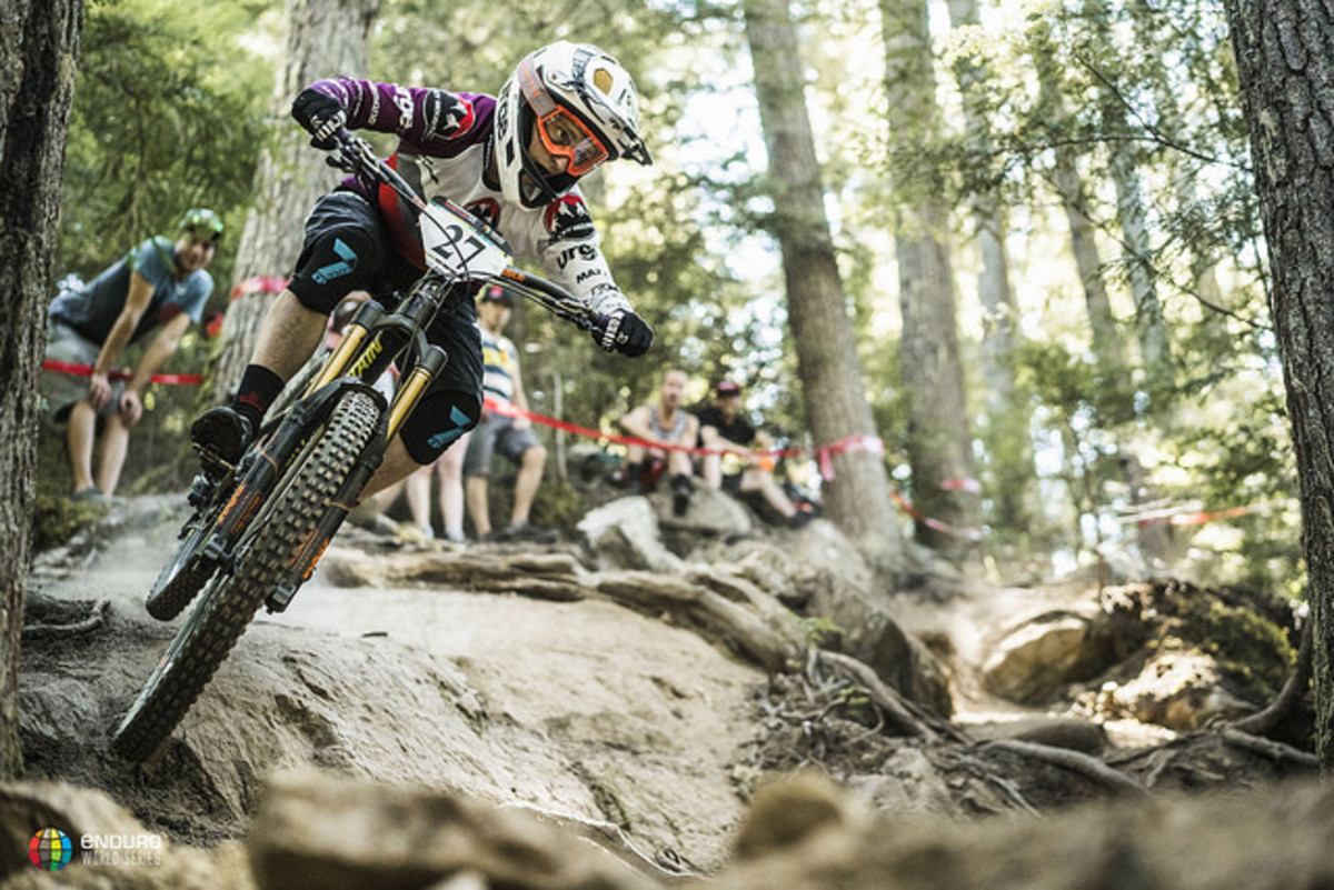 Whistler local Jesse Melamed had his hopes dashed on stage 5, when Richie Rude pulled back enough time to clinch the win.