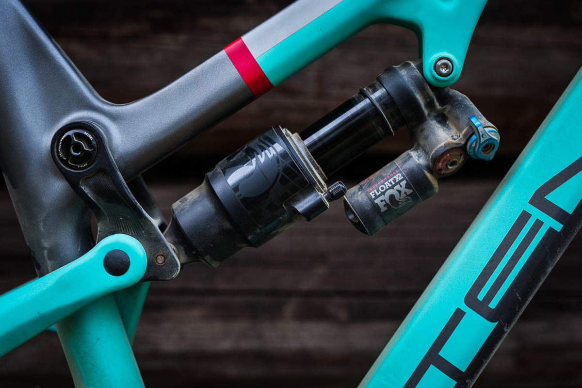 As with all the other bikes in Intense's new line, the Recluse features a redesigned suspension platform that is essentially a modified VPP system that addresses some of the pedaling issues associated with VPP-equipped bikes. The Elite build that we're testing comes with the new Fox Float X2 shock, which is Fox's answer to the highly adjustable Cane Creek DB Air. Its 140 millimeters of travel is a fair compromise between climbing and descending prowess, but the shock really seems to come into its own when charging down steep, technical descents. So far it's been a blast on some of the Whistler Mountain Bike Park's rock- and root-filled descents. The shock also features a new lockout lever, although I've been running it wide open on techy climbs—and finding impressive amounts of rear-wheel traction.