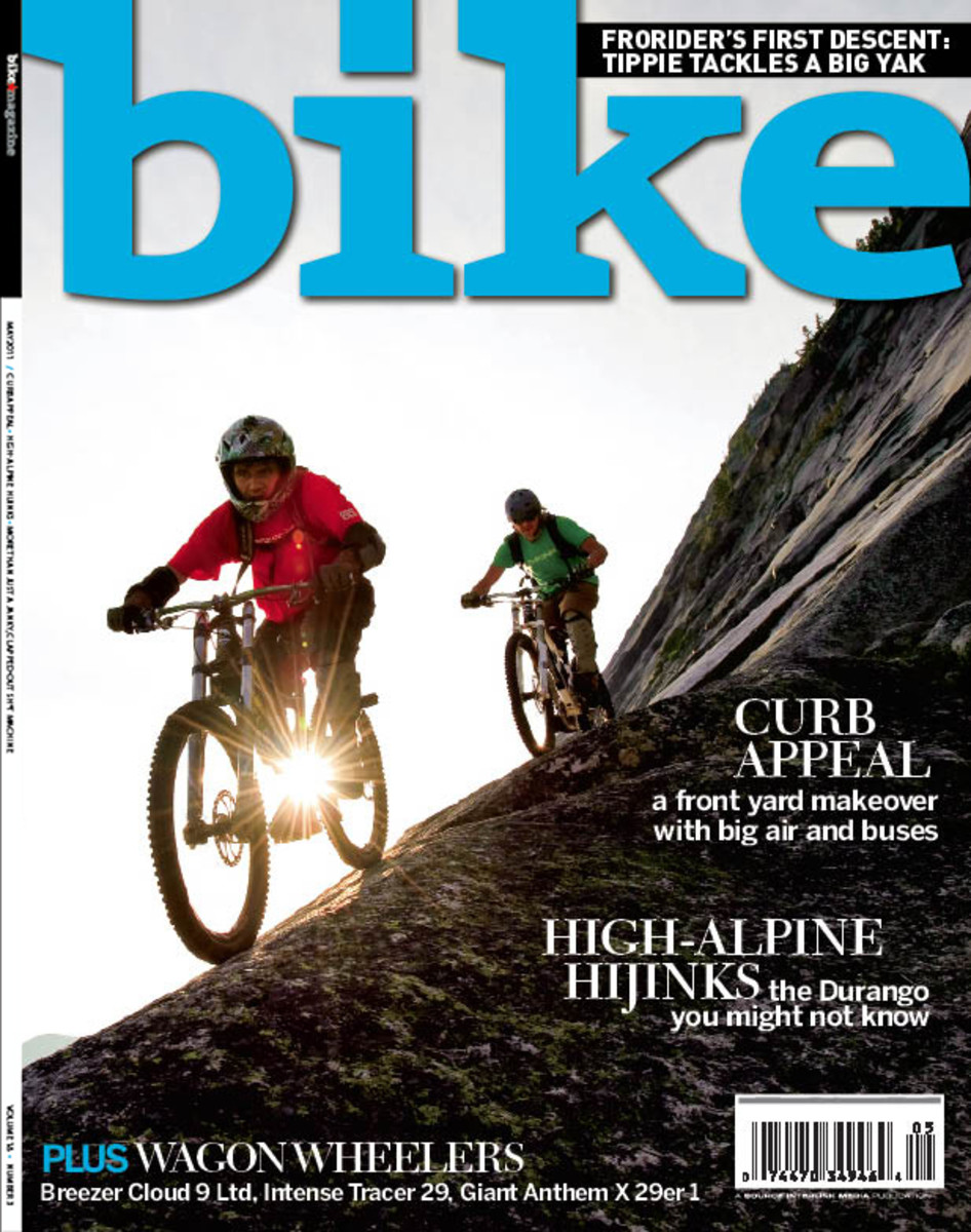 Margus' first Bike cover, with Brett Tippie and Johnny Smoke.