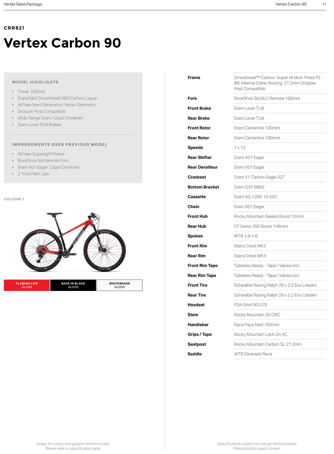 Rocky Mountain Updates the Vertex XC Mountain Bike - BikeMag