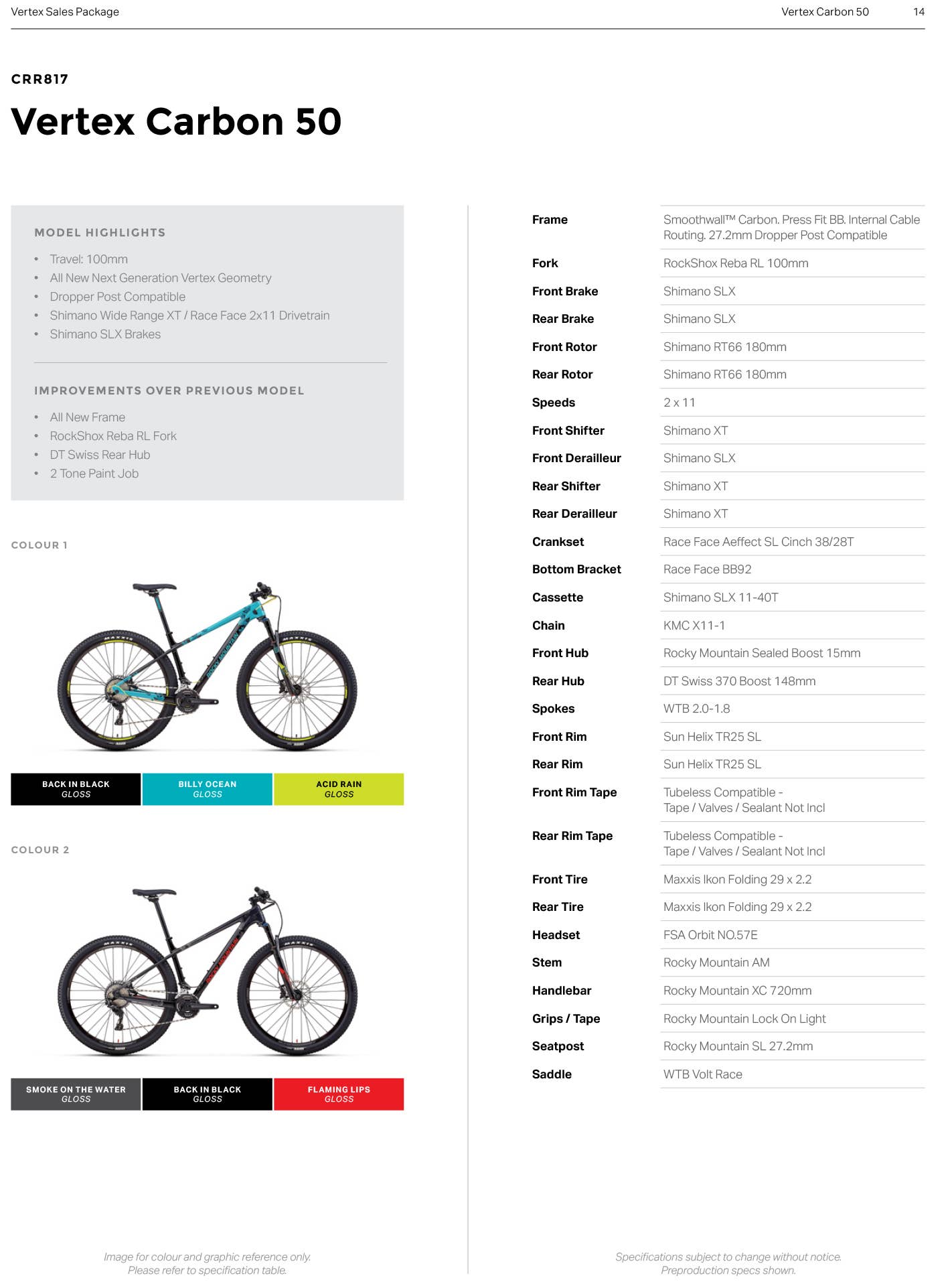 Rocky Mountain Updates the Vertex XC Mountain Bike - BikeMag