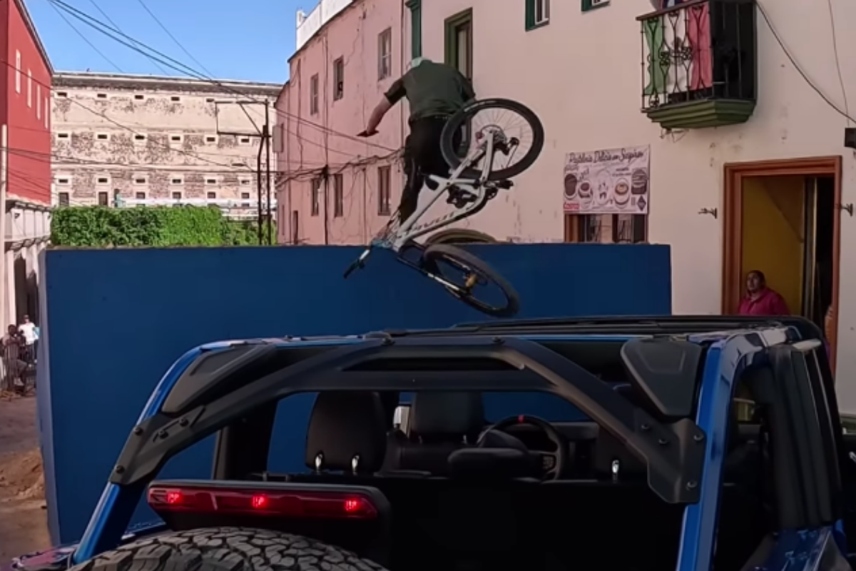 Shooting Up Ride Rider Comes Up Short On Urban Downhill Air - BikeMag