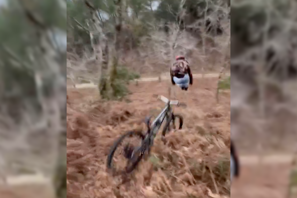 Rider's Wheel Explodes On Impact - BikeMag