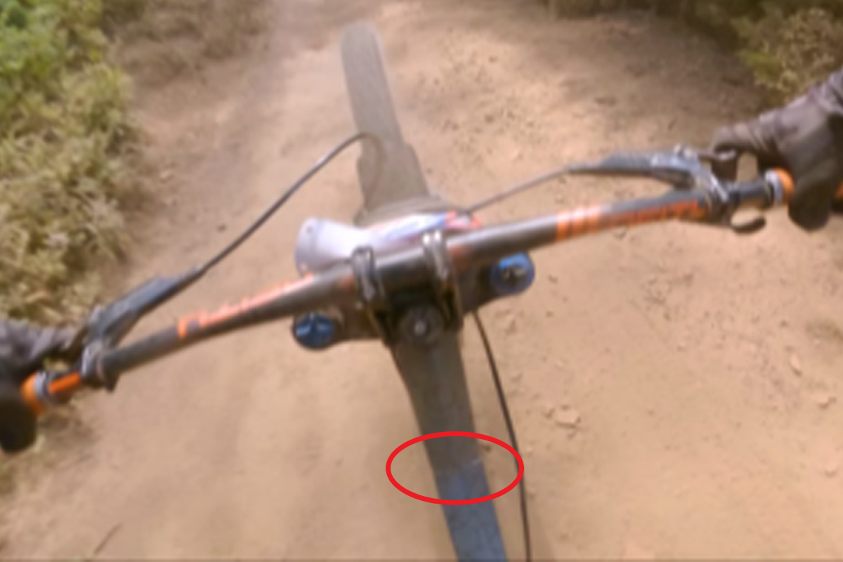 Rider's Rear Wheel Causes Property Damage At Local Trail System - BikeMag