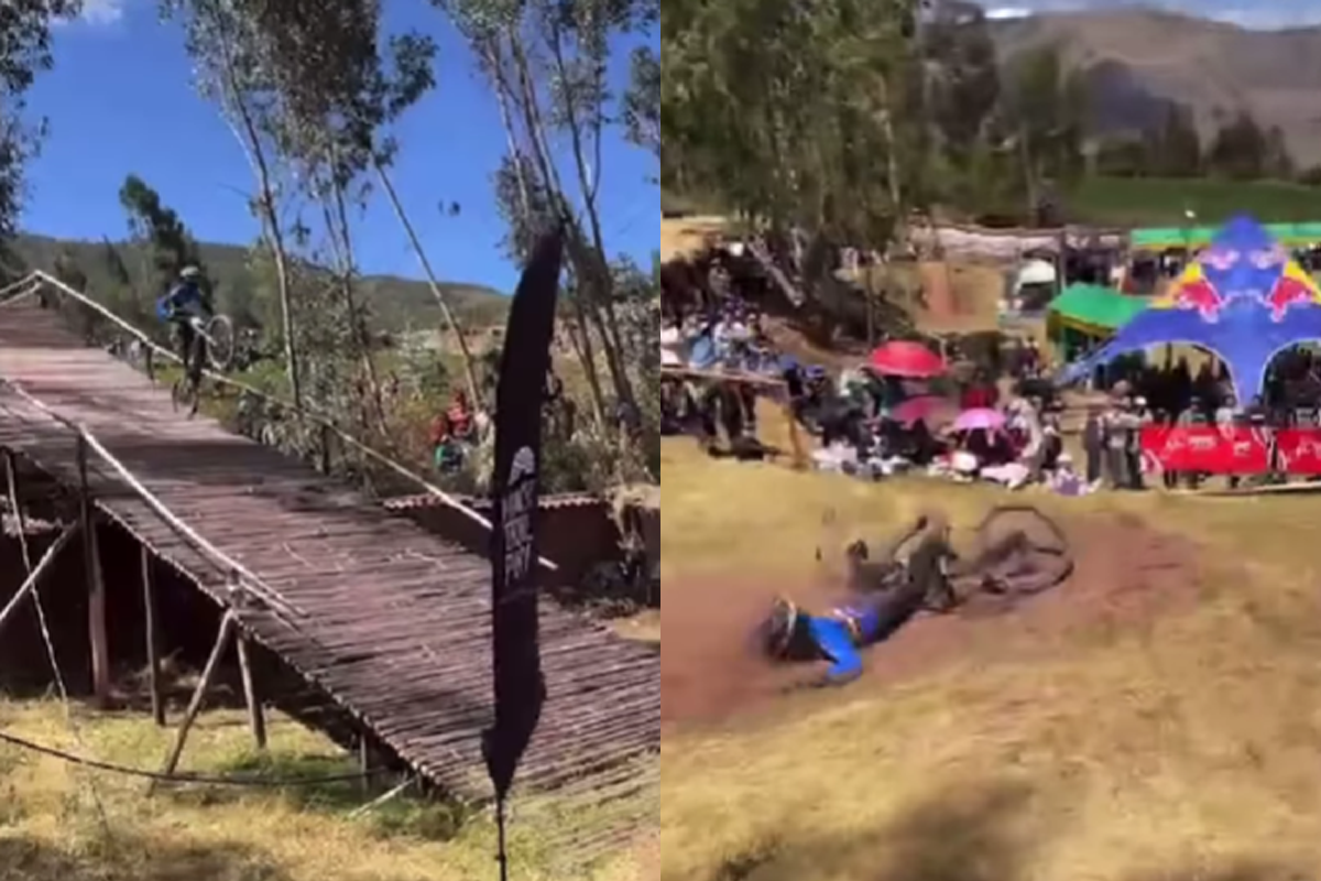 Another Angle Emerges Of Racer's Spectacular Wheel Explosion - BikeMag