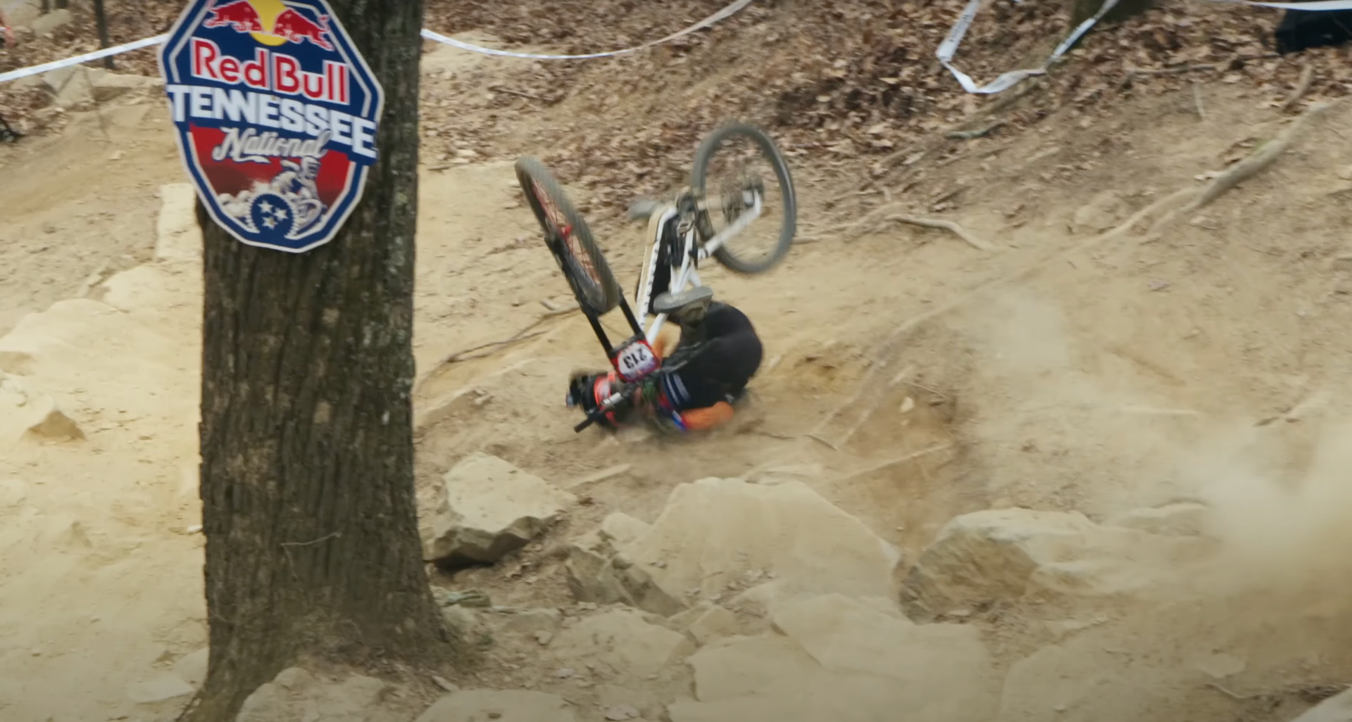 Big Crashes, Wet Racing, and Downhill Mountain Bike Carnage in