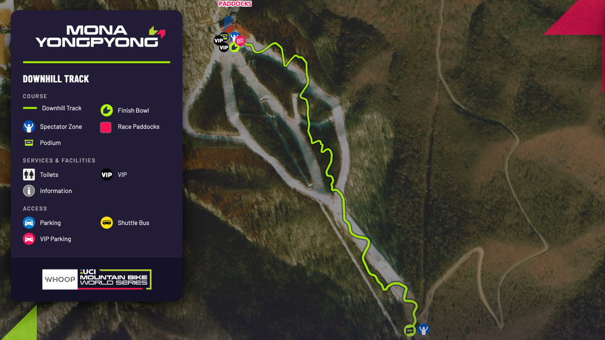 First Look Video: The New UCI Downhill World Cup Track in South Korea