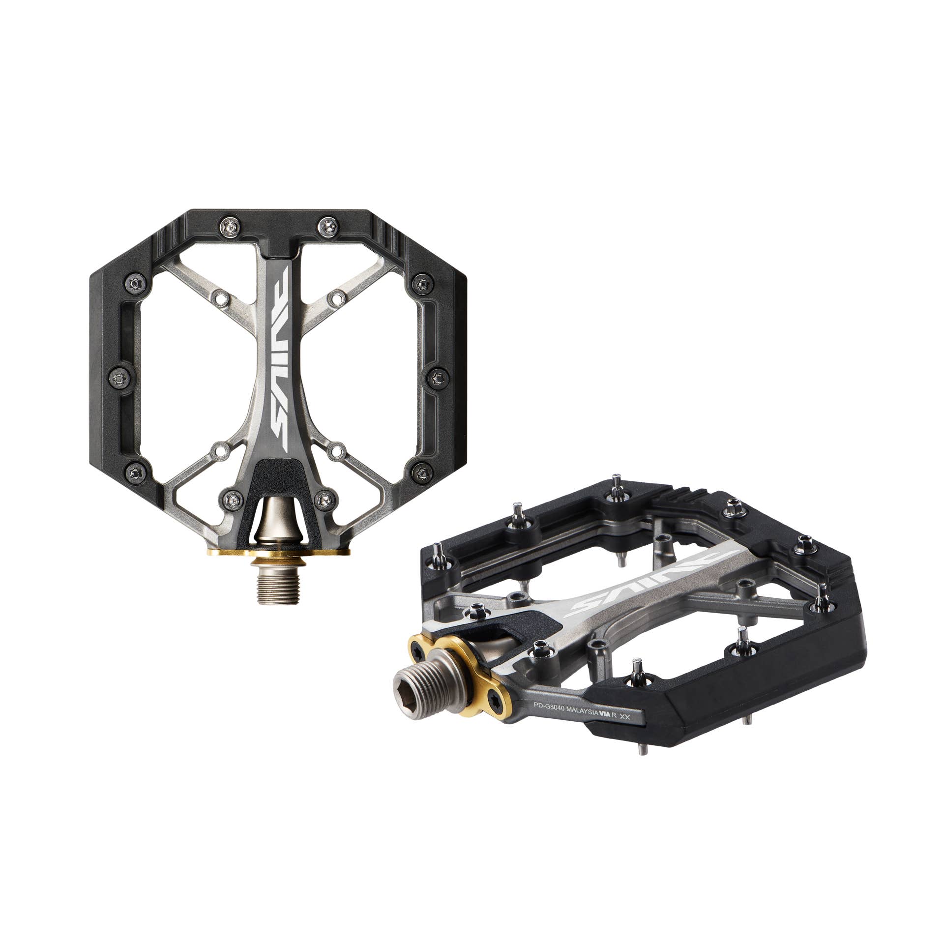 SHIMANO Saint PD-M828 フラットペダル Shimano Saint PD-M828 Flat Pedal – Barquebike