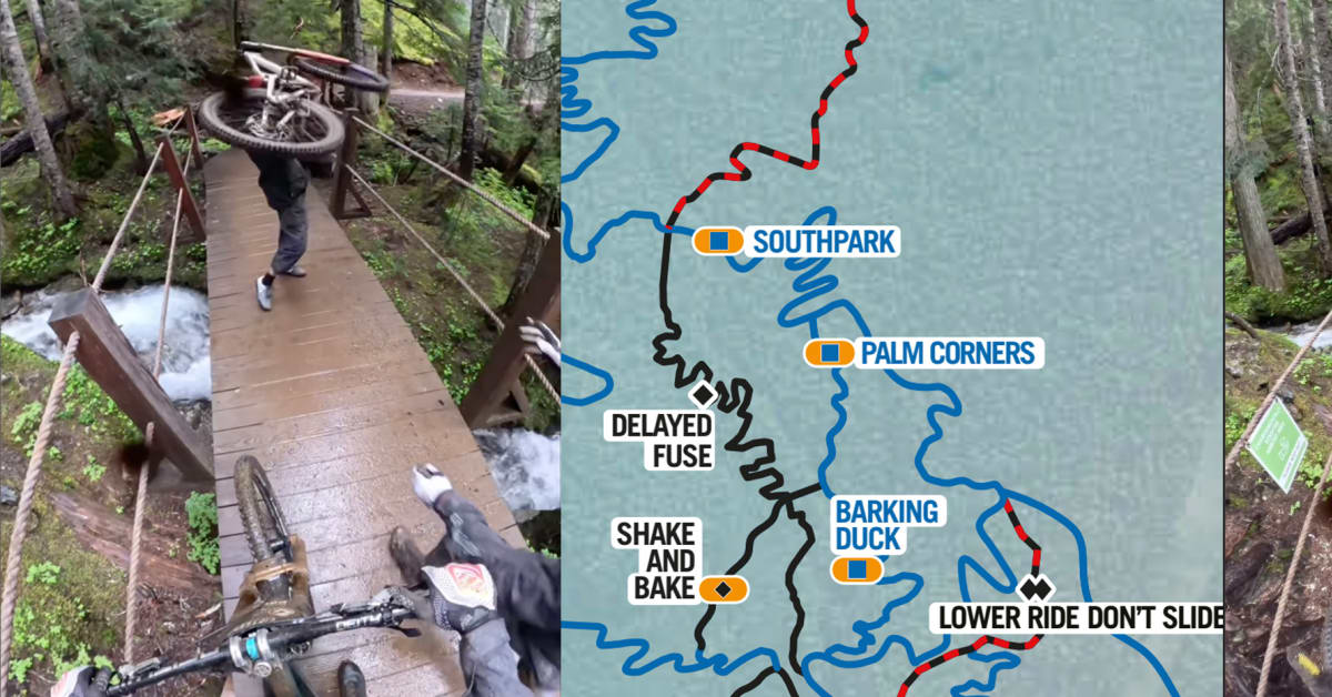 Angry Man Throws Bike Into River at Popular Bike Park