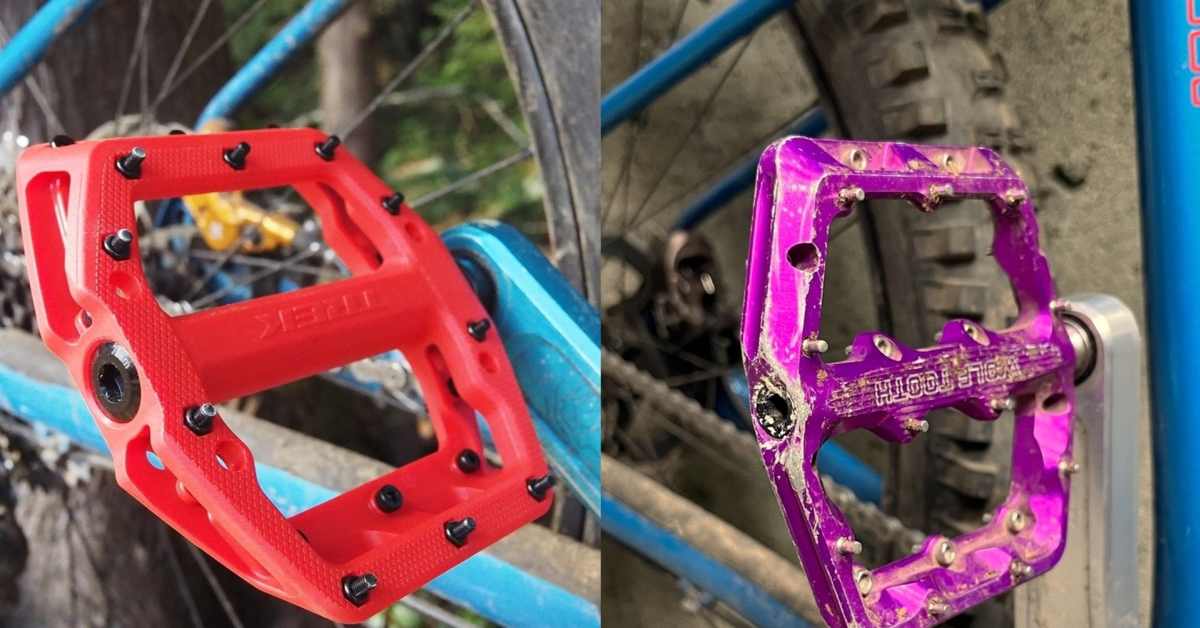 A Personal Look at Flat Pedal Value Featuring the 55 Trek Line Elite 200 Wolf Tooth Waveform BikeMag