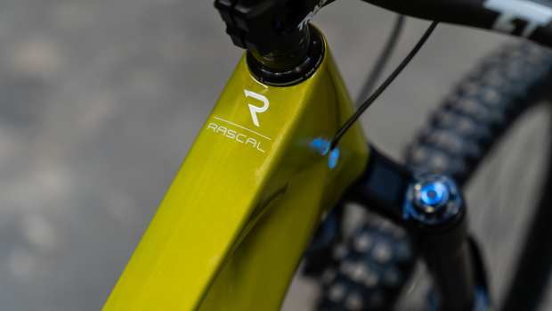 The all-new Revel Bikes Rascal SL mountain bike in Prickly Pair Color