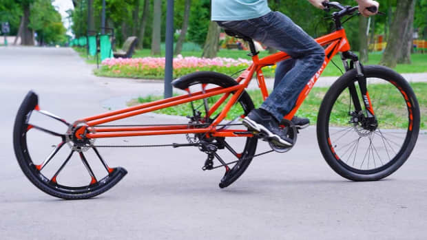 Rider Shows Off World s Tallest Bike BikeMag