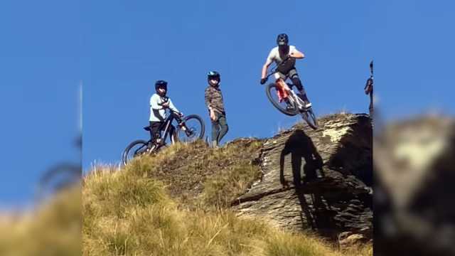 Freerider Goes Huge On His Short Travel Trail Bike BikeMag