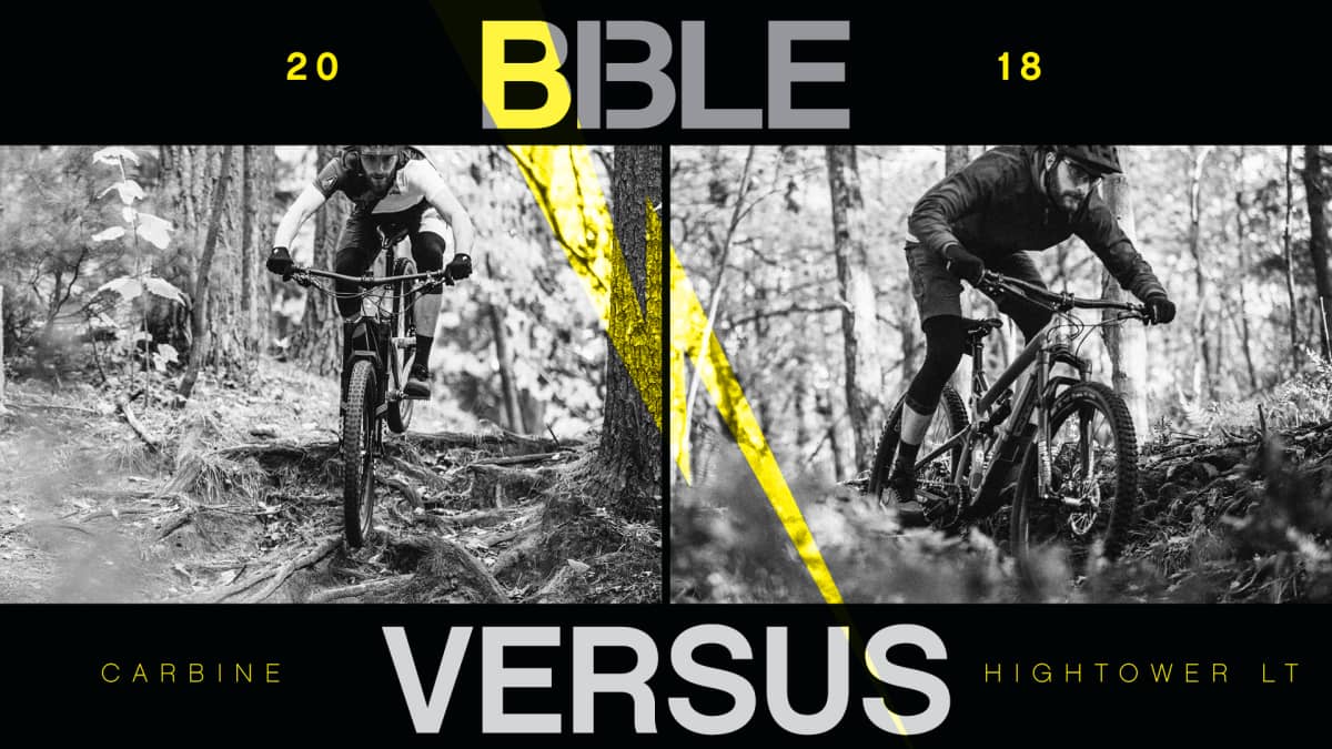 Bible Versus Intense Carbine 29 vs. Santa Cruz Hightower LT BikeMag