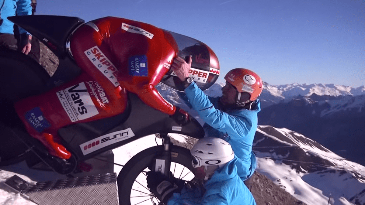 New Mountain Bike Speed Record set at 138 mph BikeMag