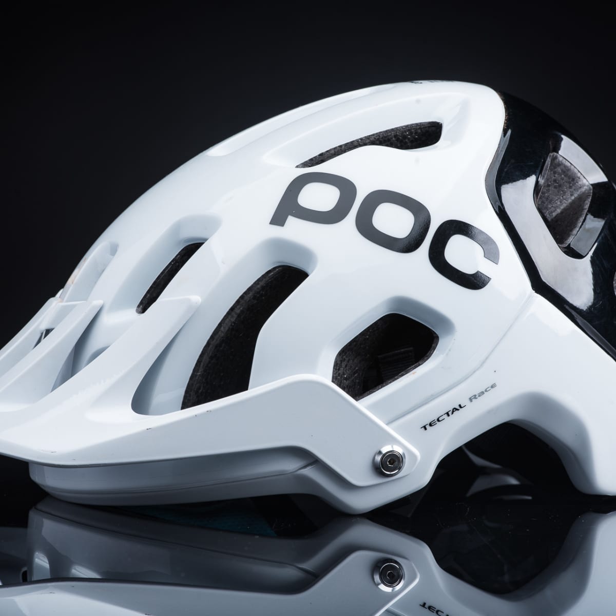Poc tectal discount race spin white