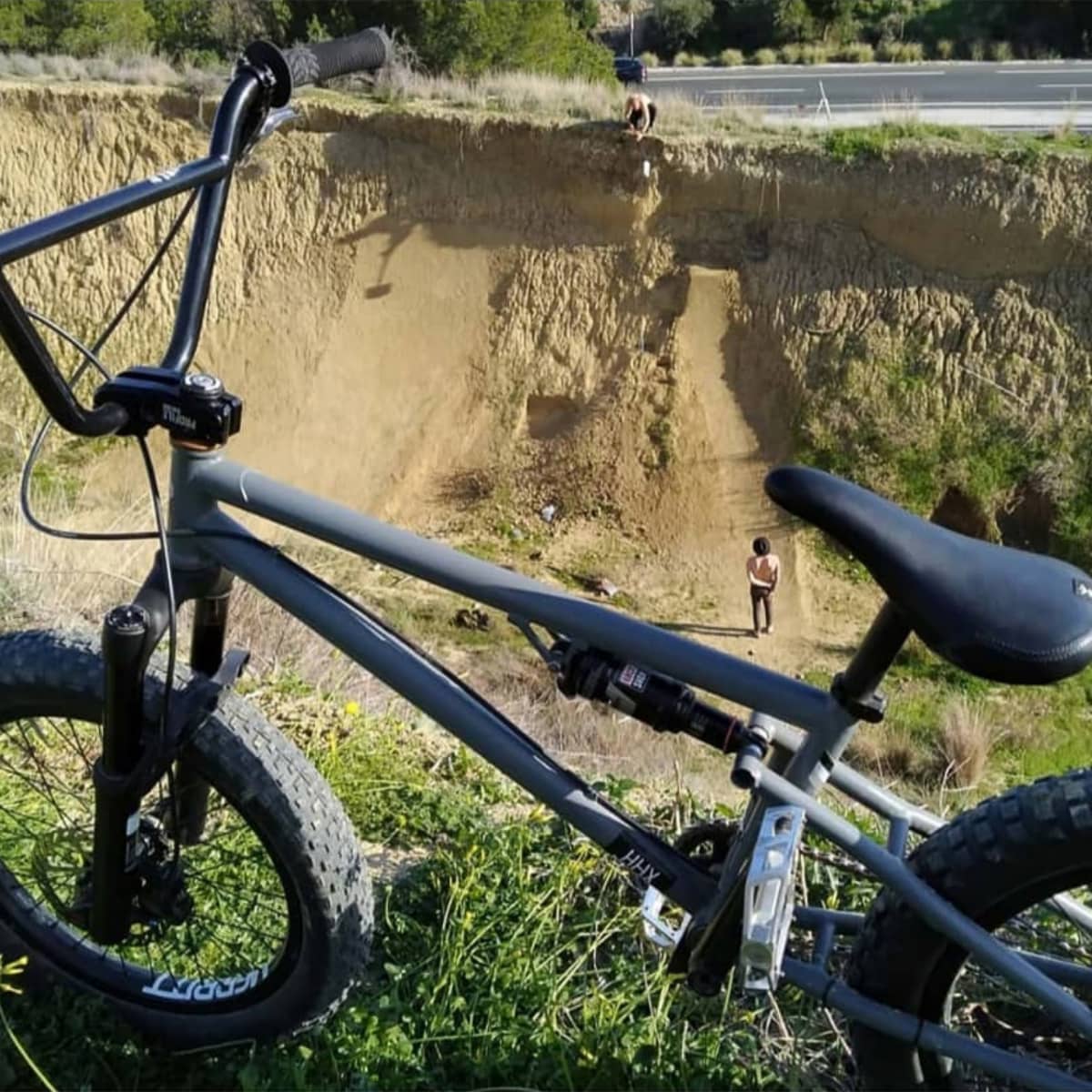 Bmx with suspension forks clearance