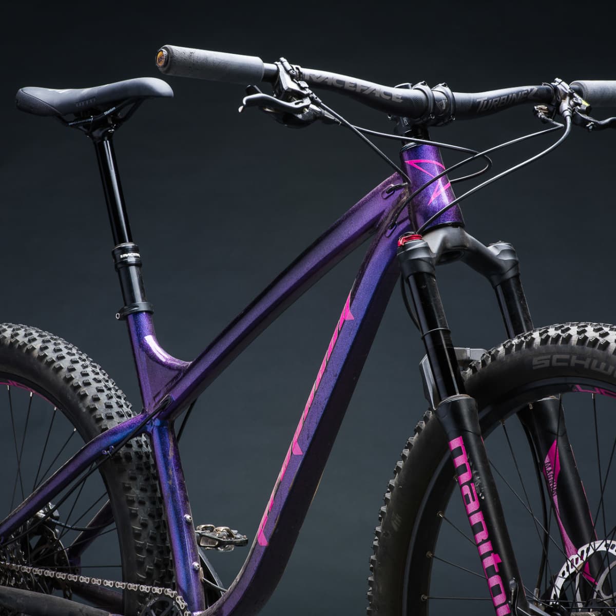 Purple hardtail 2025 mountain bike