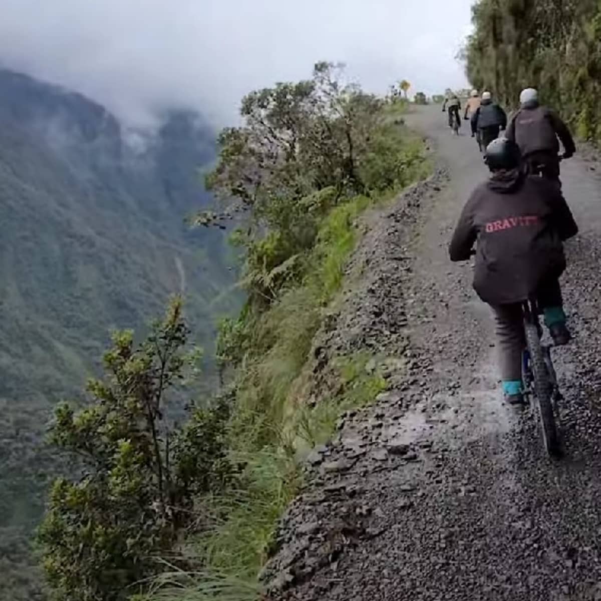 Watch Biking On The World s Most Dangerous Road BikeMag
