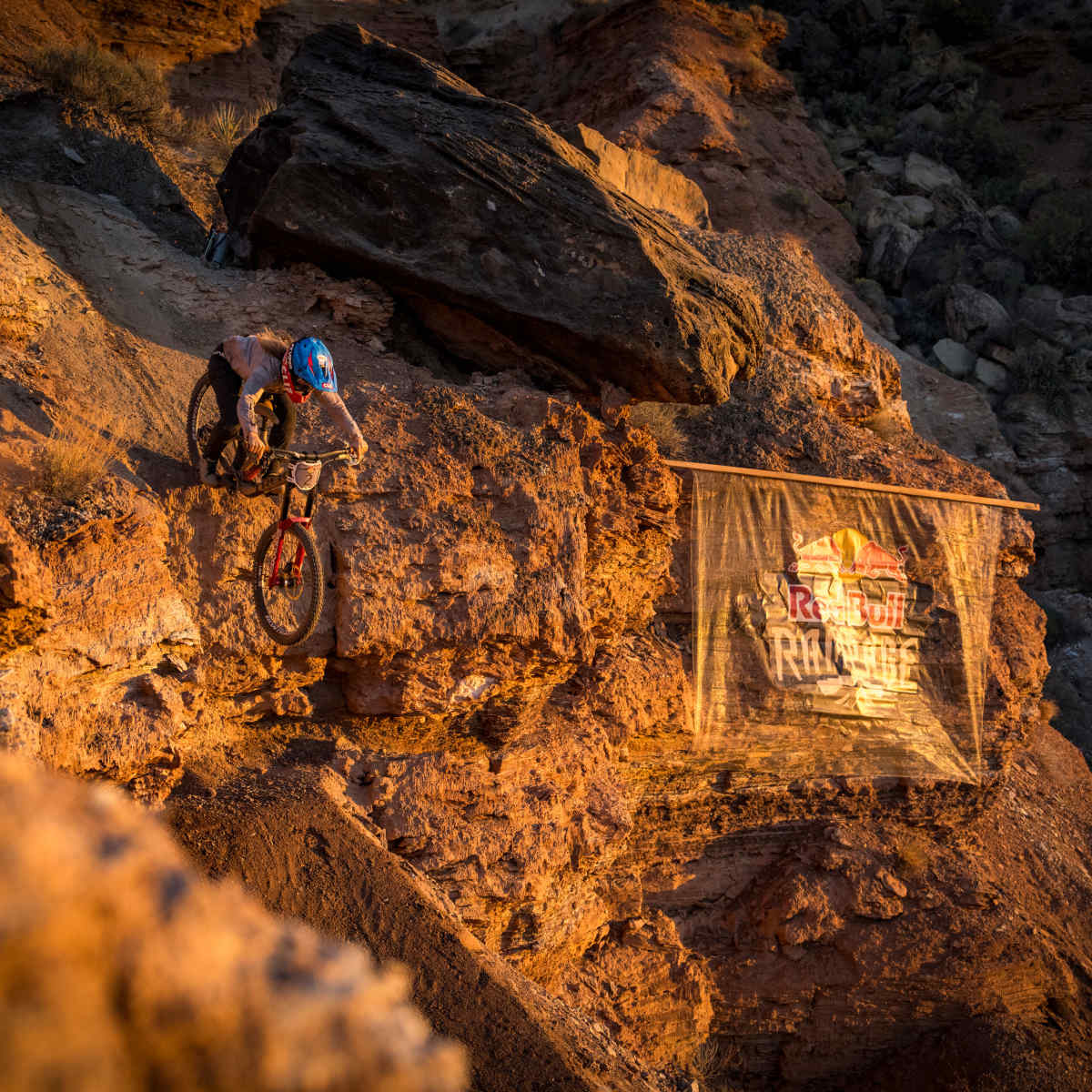 Casey Brown Has First Women s Top to Bottom Run During Red Bull Rampage Practice BikeMag