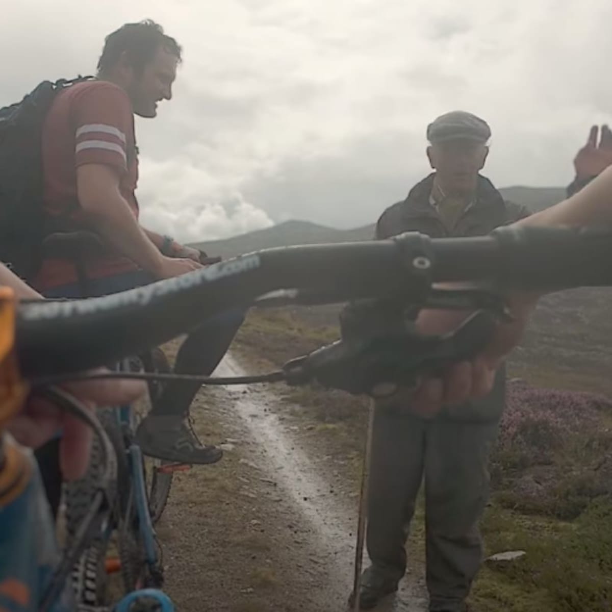 Mountain Bikers Randomly Bump Into King Charles Out On A Stroll