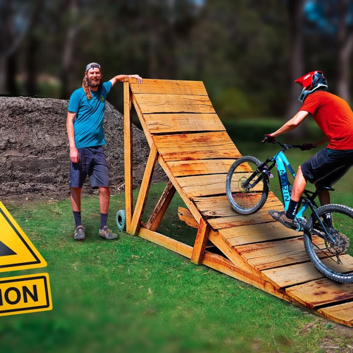 Wooden mtb on sale jump