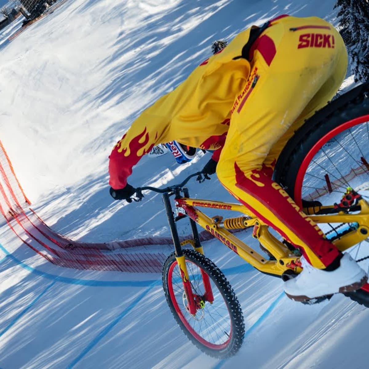 Fabio Wibmer Bikes Down World s Gnarliest Ski Race Course In New