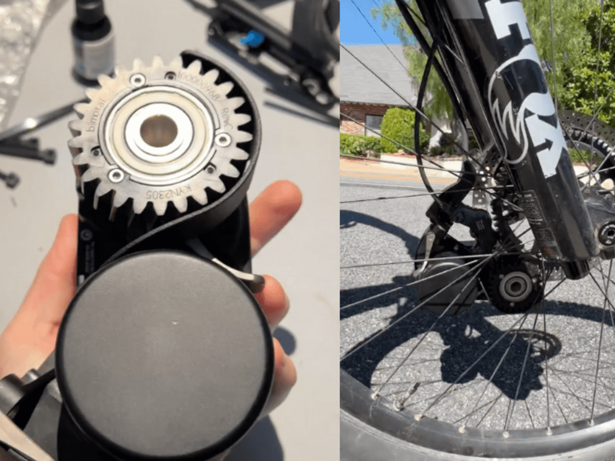 Look: Clever Mountain Biker Creates Two-Wheel Drive E-Bike - BikeMag