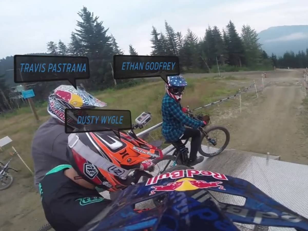 Follow Travis Pastrana and the Nitro Circus down Whistler s A Line