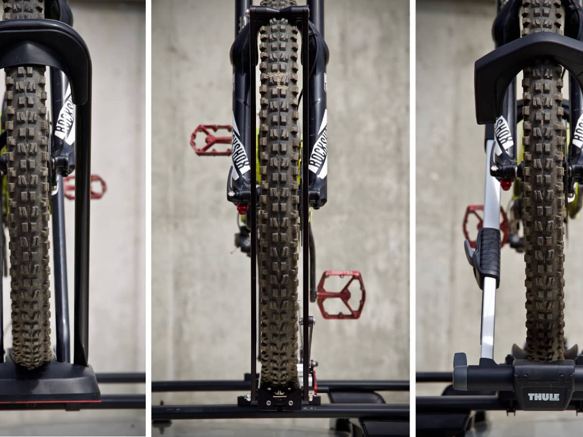 Roof Racks Thule UpRide vs. Yakima HighRoad vs. 1Up sep