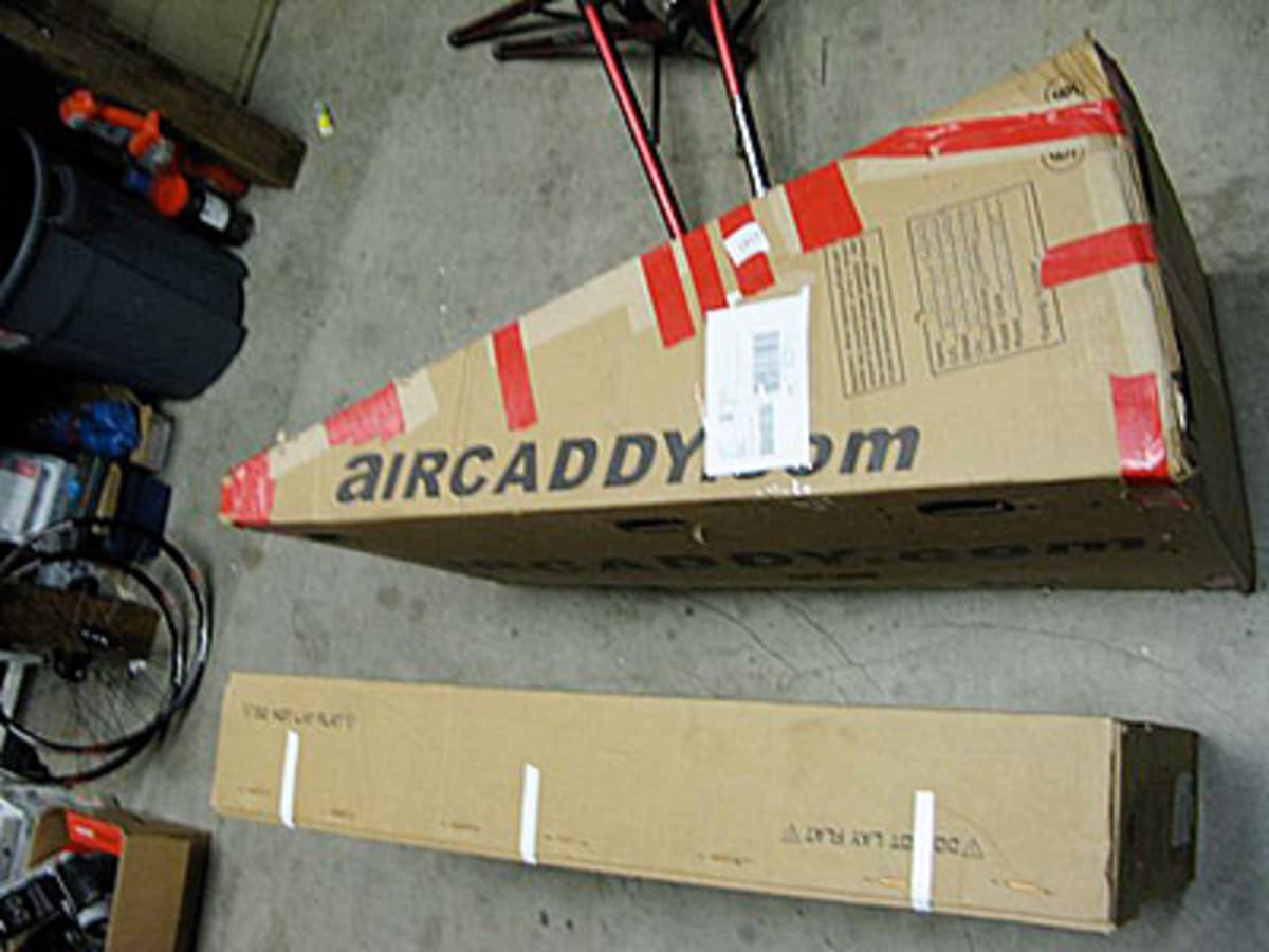 Air caddy bike box sales