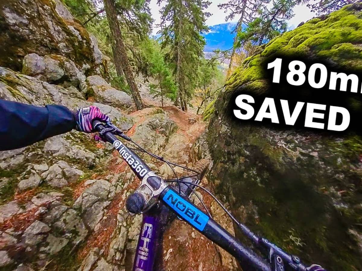 Cop mountain biking on sale