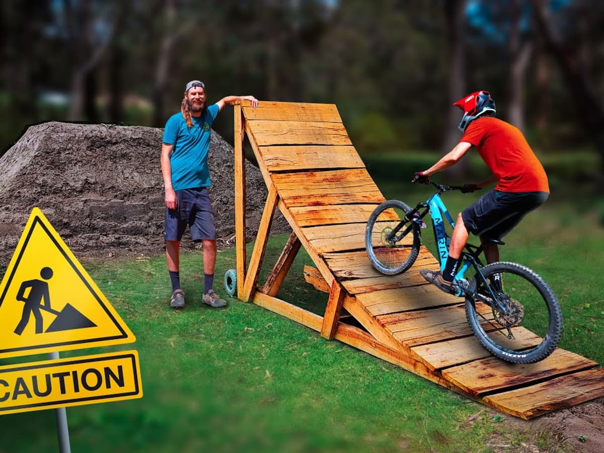 Wooden on sale mtb jump