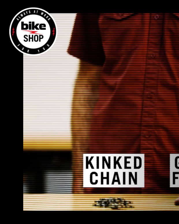 Bike chain twisted link clearance