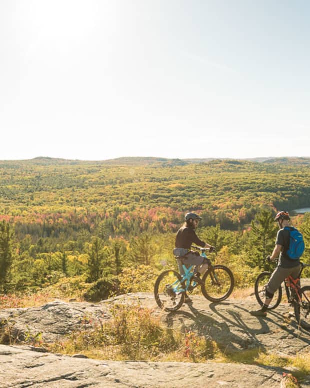 Marquette mountain top biking
