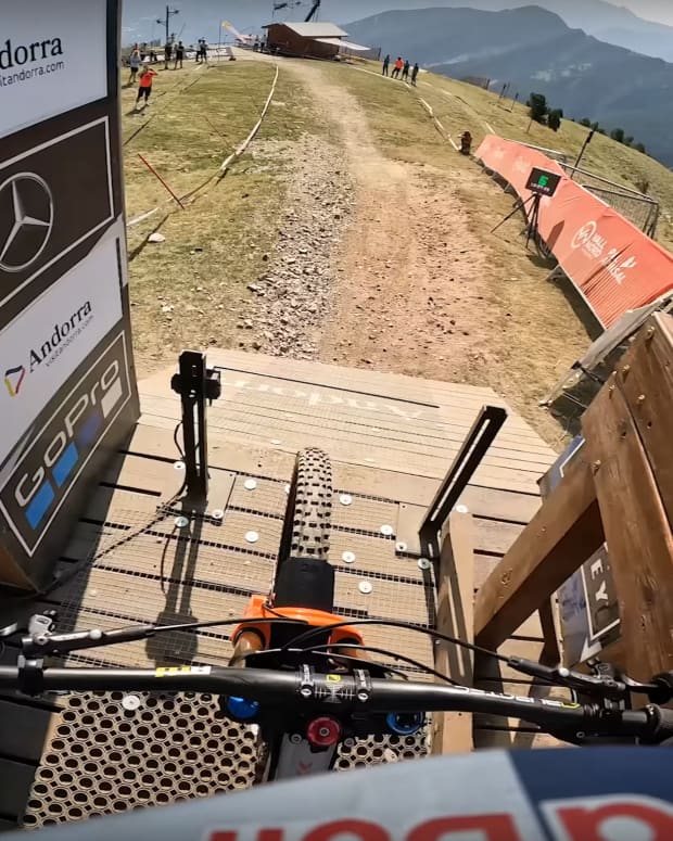 Vallnord s Downhill Course Looks Sloppy Following Heavy Rainstorm BikeMag