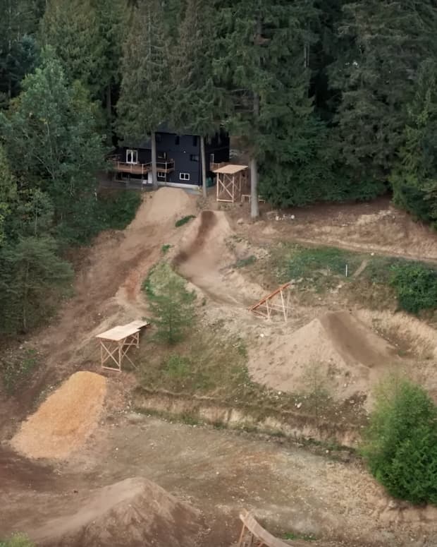 Backyard bike track deals