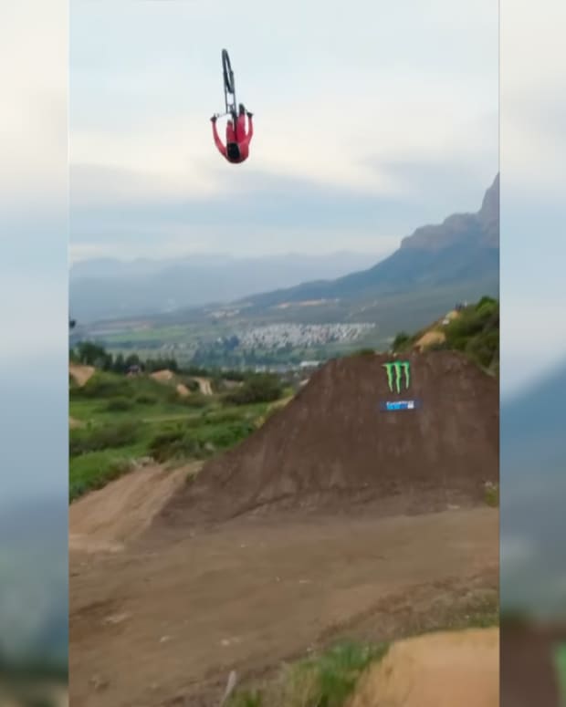 Mountain Biker Launches Off Ski Jump For Unofficial World Record BikeMag