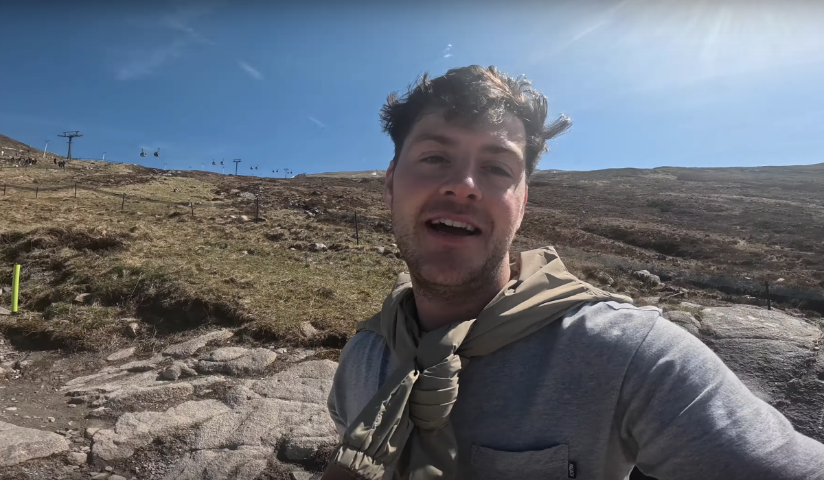 YouTuber Jono Jones Takes Track Walk at Fort William