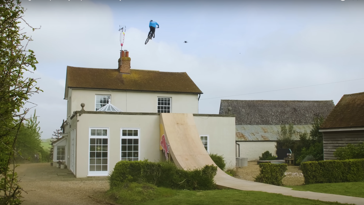 Matt Jones Jumps Over his House in Wild Video
