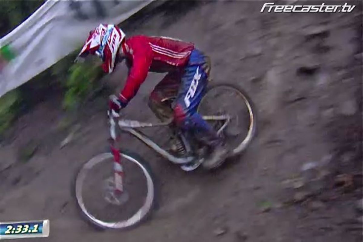 2011 UCI Downhill World Championships Danny Hart Wins in Dominant Fashion BikeMag