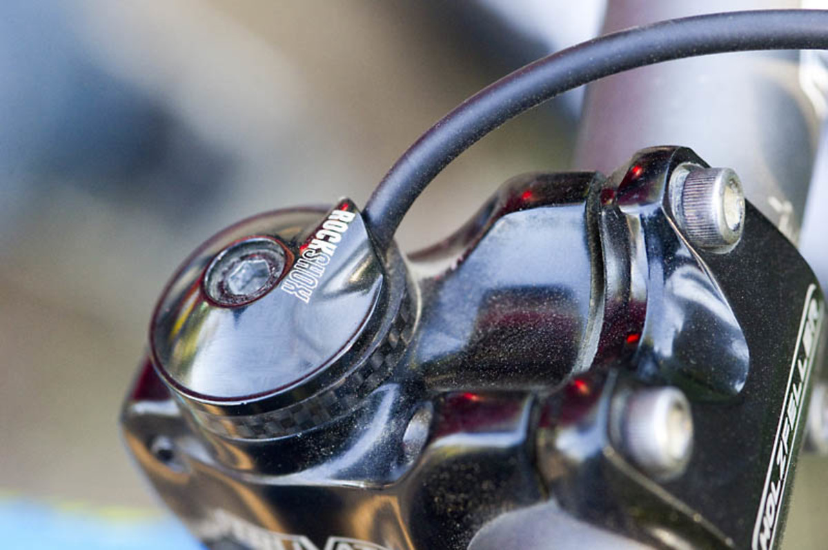 front brake through stem