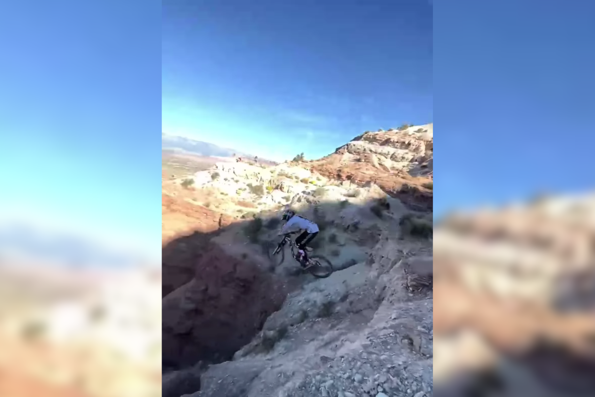 Cam Zink Tests Out Enormous Rampage Drop BikeMag