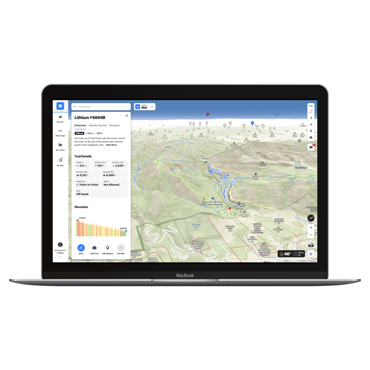 OnX Backcountry Launches New 39 MTB - Lithium 1 Front 