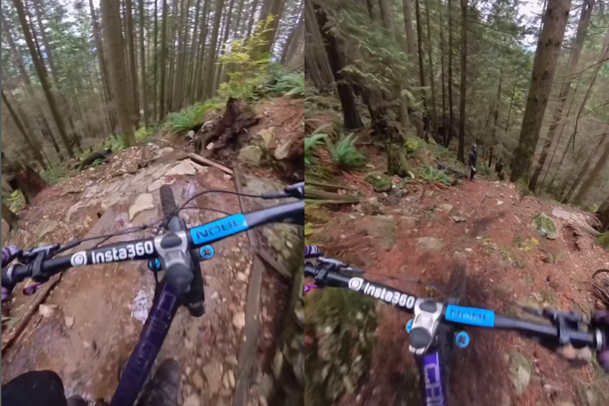 "Terrifying, Terrifying" Pro Makes Vertical Trail Even Gnarlier BikeMag