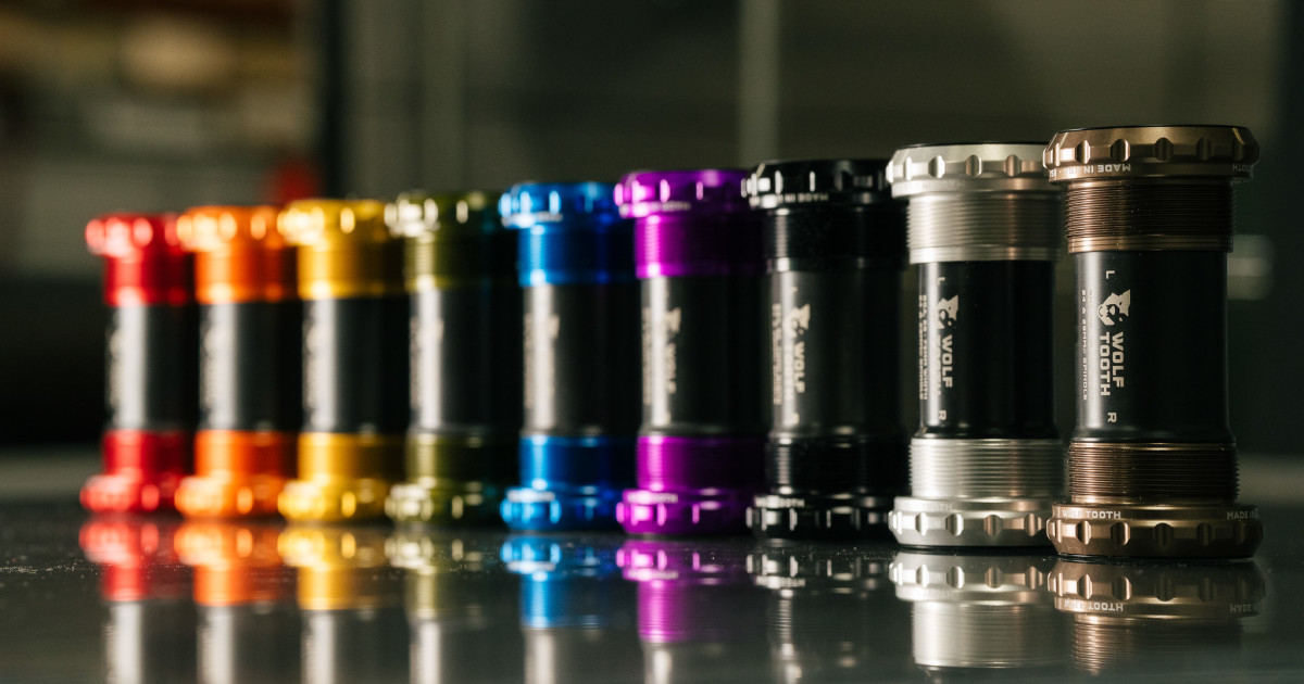 Wolf Tooth Reveals Expanded Bottom Bracket Colors for Custom Dream Builds
